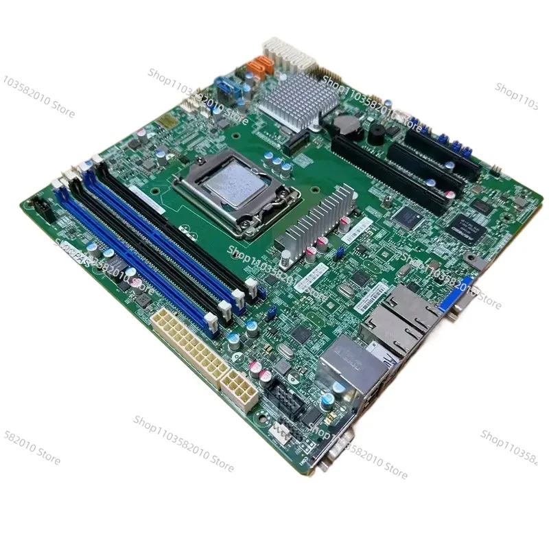 اللوحة الأم لخادم محطة العمل Ultra Micro X11SSH-F Core 6th and 7th Generations E3-1200 V5 V6 للإدارة عن بعد