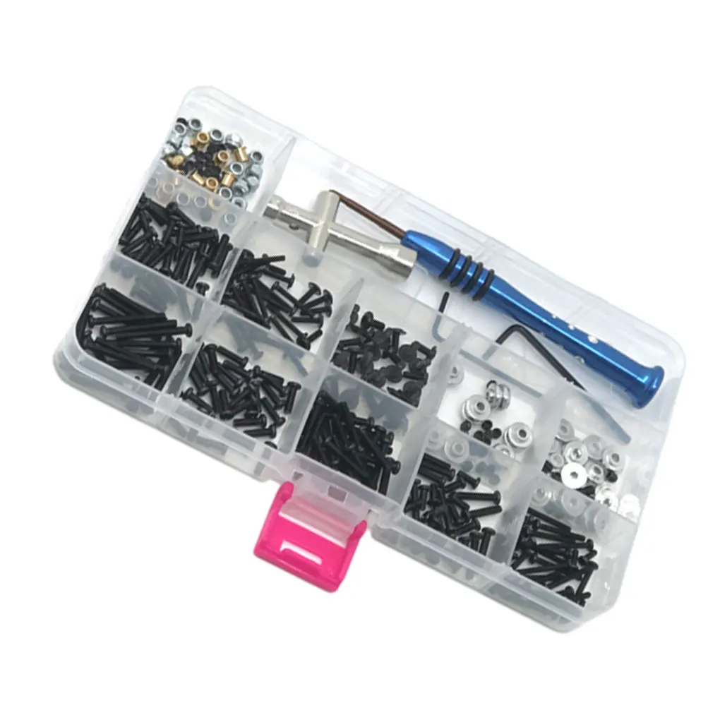 Rcgofollow Schroeven Kit Box Rc Auto Deel Stofdicht Rc Schroeven Kit Box Voor 1 16 Wpl C14 Off-Road Rc Upgrade Deel Rc Auto