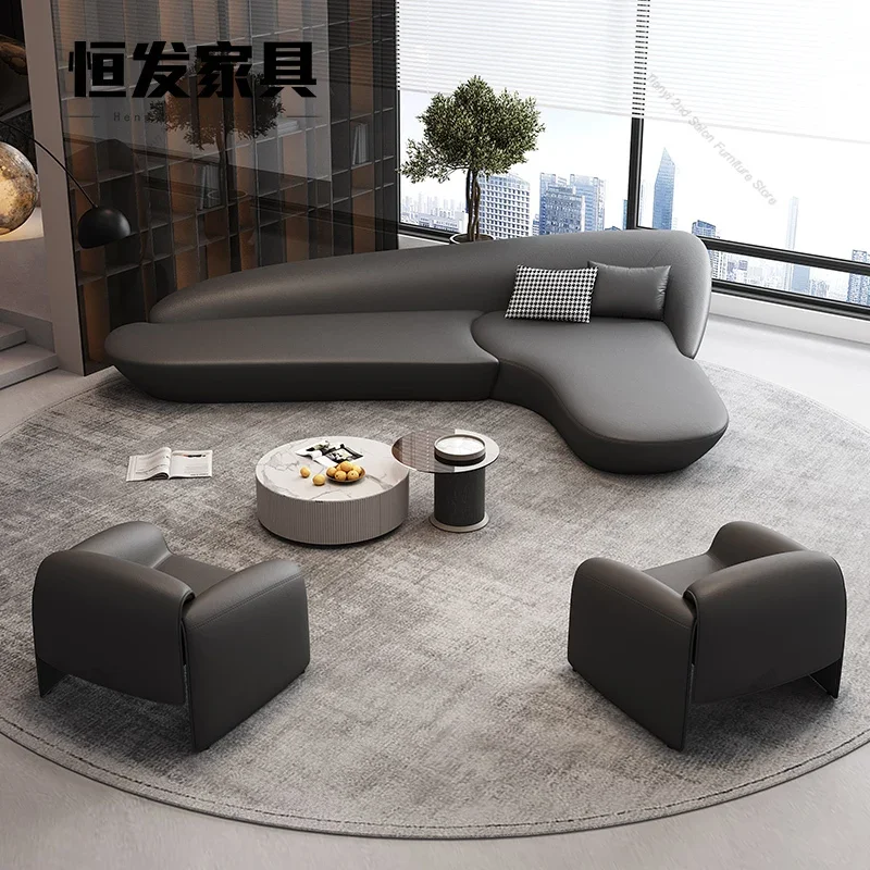 Modern Creative Hotel Office Sofa Lobby VIP Reception Waiting Area Booth Rest Area Designer Minimalist Office Furniture FYBS