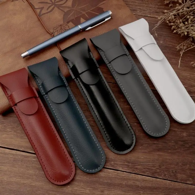 

Sign Pen Cover Sign Pen Protective Sleeve Desktop Organizer Handcraft Business Fountain Pen Case Waterproof High-end