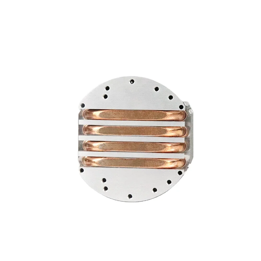 

Dongguan Custom Aluminum LED Heatsink Round LED Light Copper Pipe Zipper Fin Heat Sink