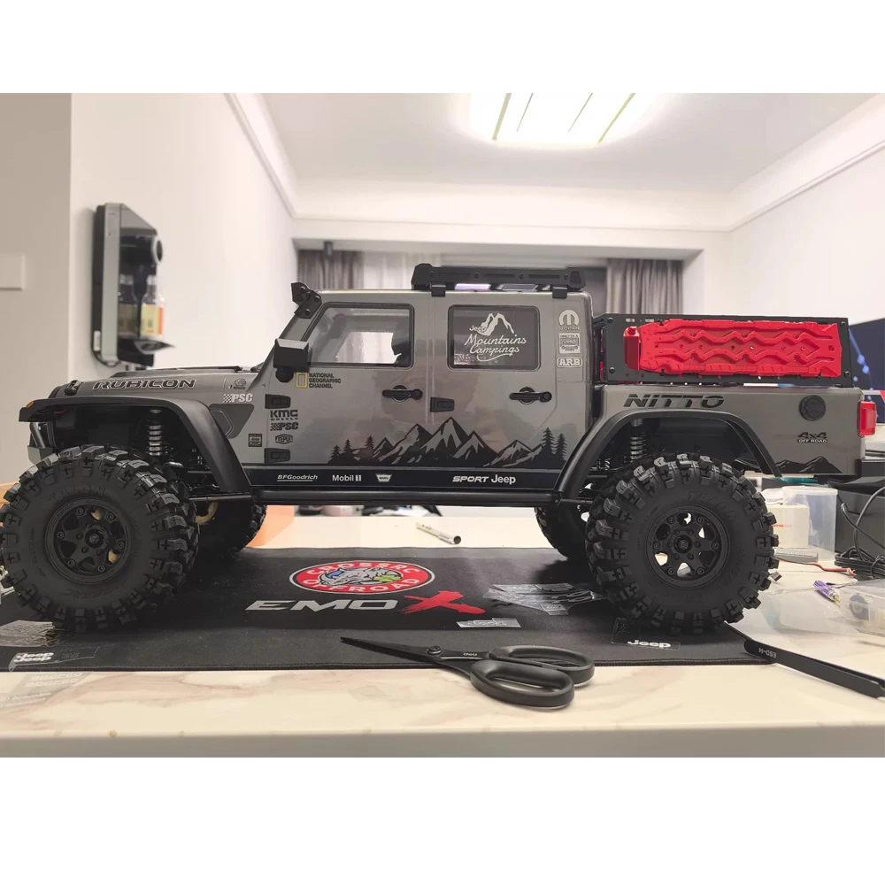 جديد Crobolt JK07 ملصق جديد Lelaluo MK07 ملصق 1/7/1/8 RC تسلق سيارة ملصق خاص SUV نموذج المزاج مكون
