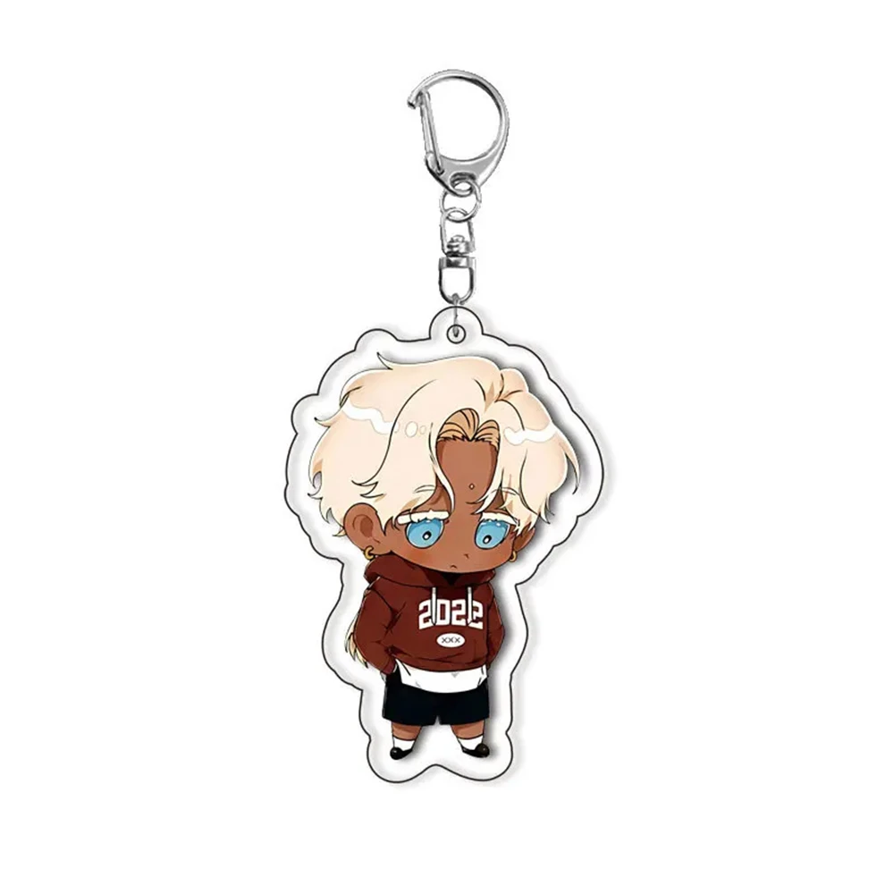 6CM Anime Blossoms of the White Night Model Cosplay Keychain Charm Characters Ornament Accessories Goods Collection Gifts