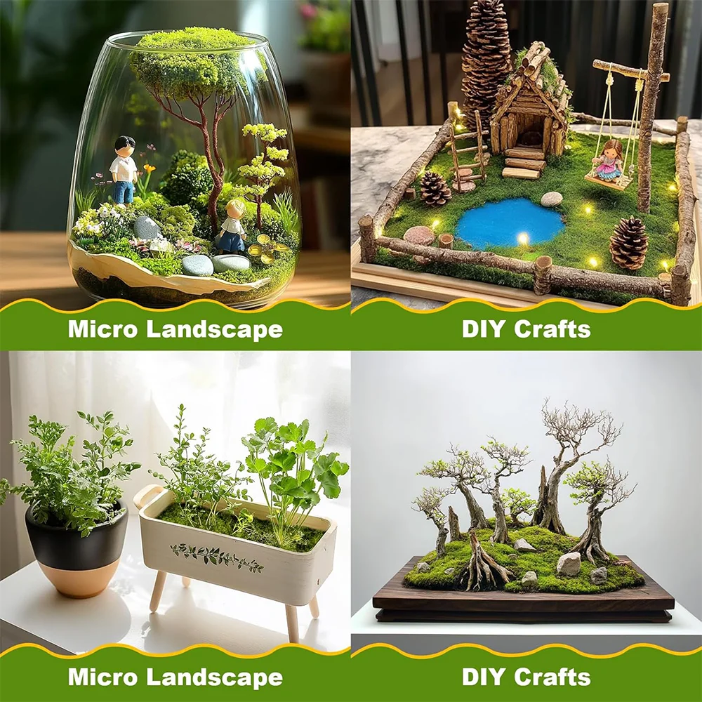 Mixed Colored Artificial Moss  - Terrarium Moss Art review and price