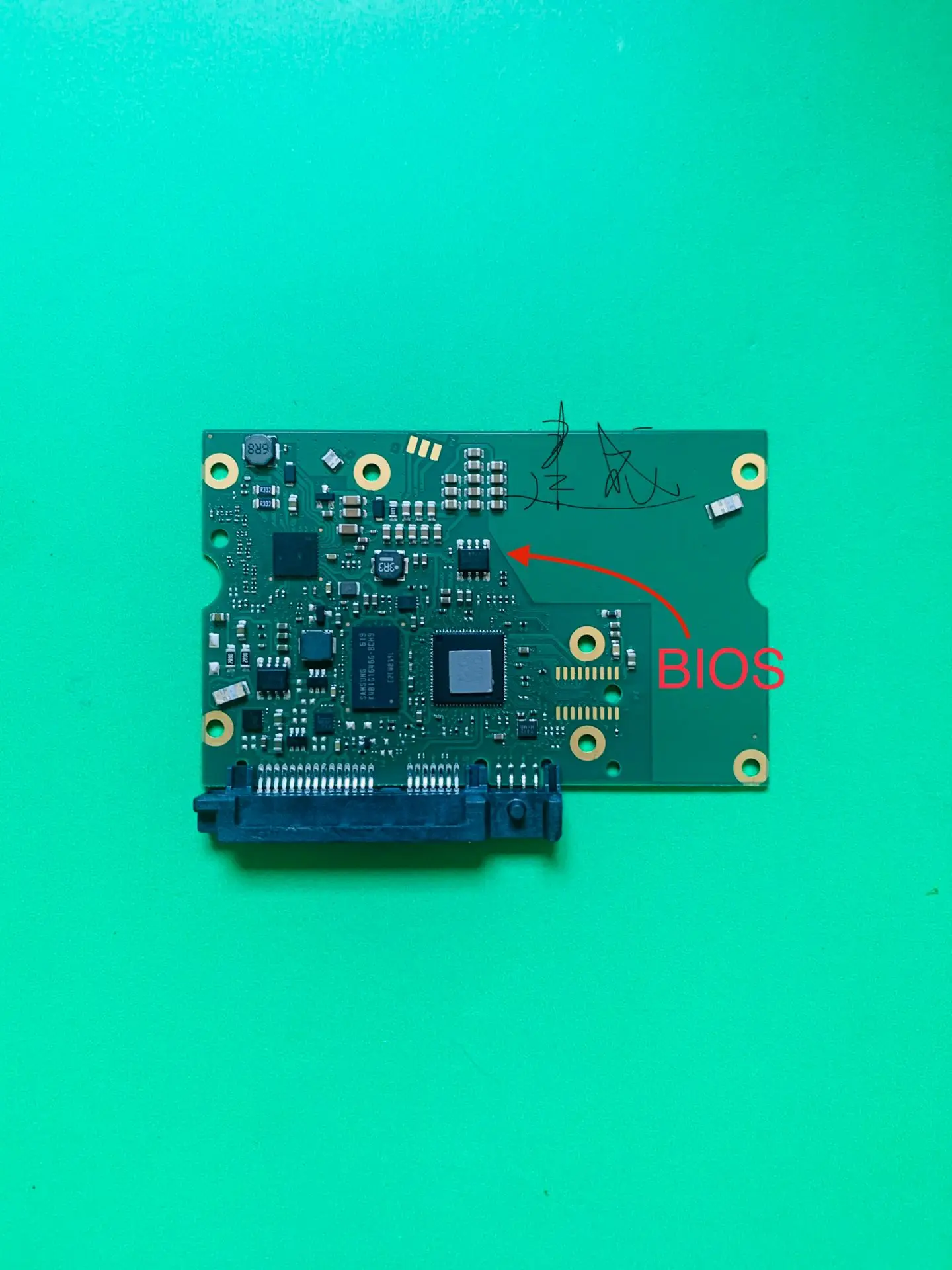 HDD PCB Logic Printed Circuit Board 100761567 REV C for Seagate 3.5 SATA Hard Drive Repair Data Recovery ST4000NM0024