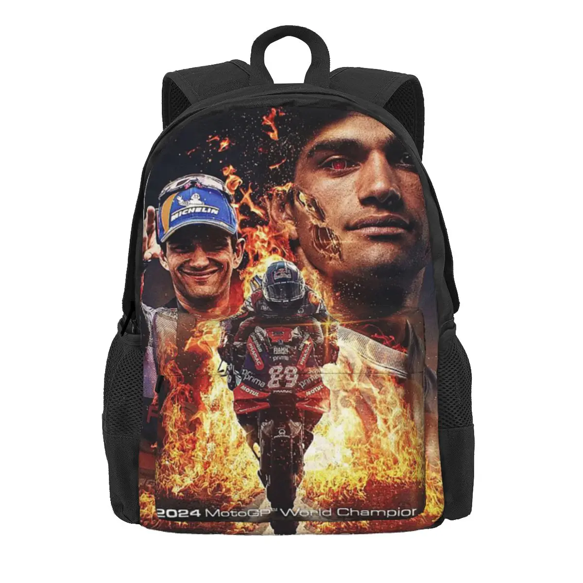 

Jorge Martin Number 89 Backpack Daypack Large Capacity Kids BookBag School Bag Shoulder Bags for Men Women