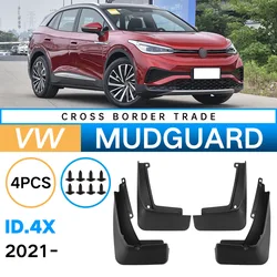 Mud Flaps For Volkswagen ID.4 X CROZZ VW ID4 ID 4 2020 2024 Splash Guards Fender MudFlaps Front Rear Mudguards Car Accessories