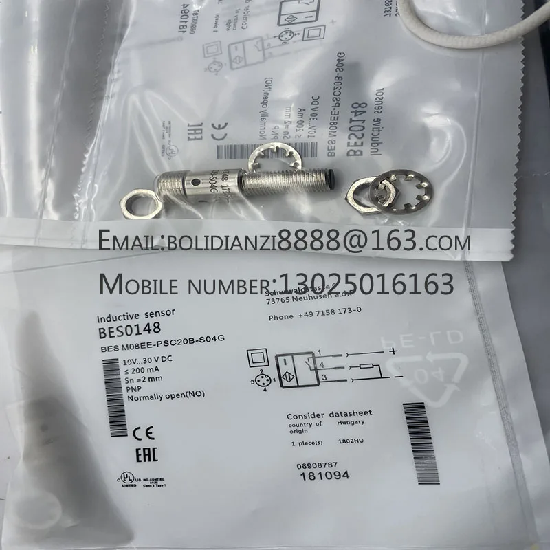 Sensor de interruptor de proximidade original BES M08EE-PSC20B-S04G BES M08EE-PSC20B-S04G-003