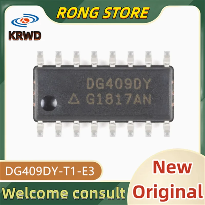 10PCS DG409DY New and original DG409DY-T1-E3 DG409DY-T1 DG409DY-T DG409D SOP-16