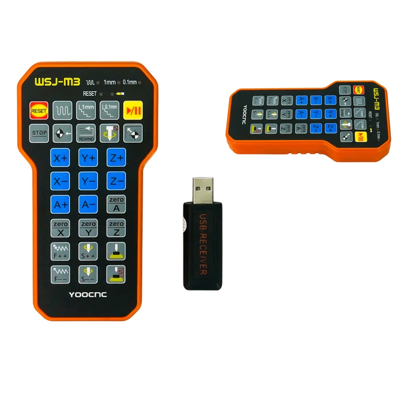

USB Wireless HandWheel CNC Milling Engraving Cutting Machine Use Offline Controller Mach3 MPG for Wood Metal Working Tools