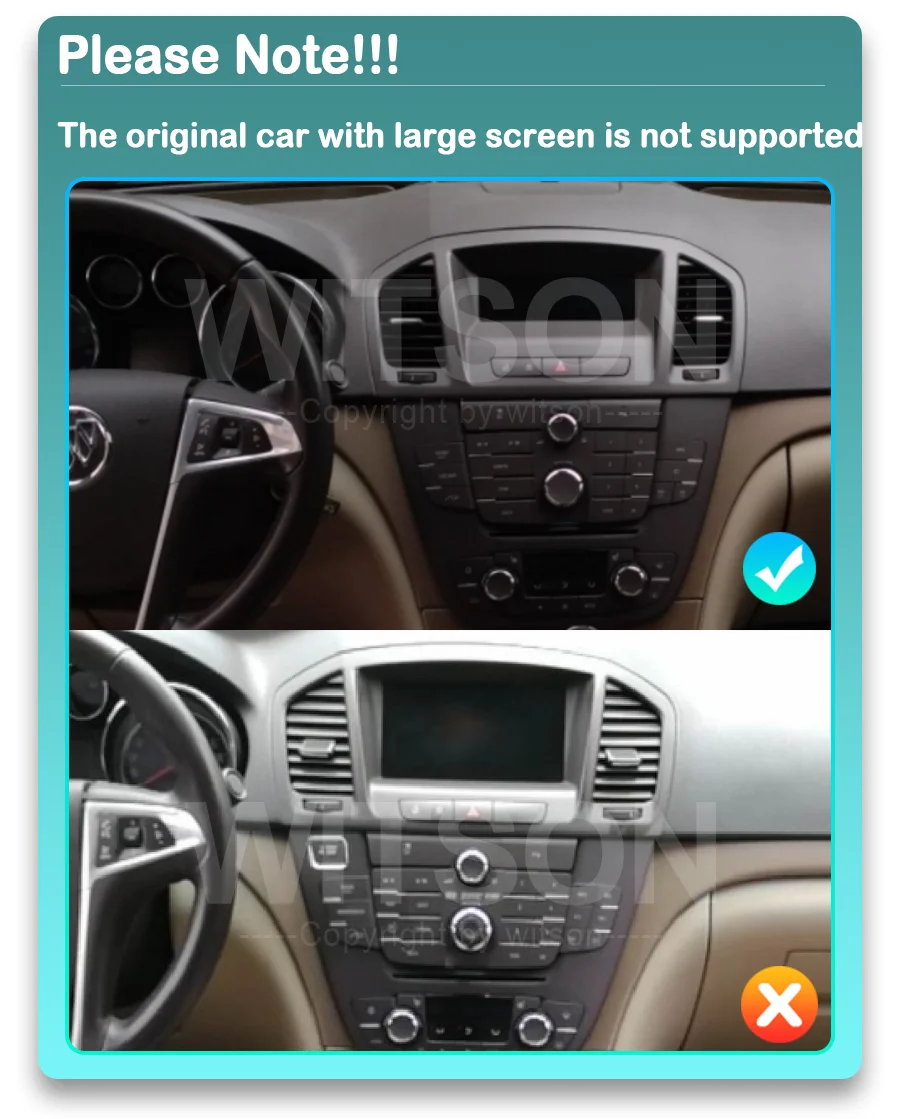 Car Radio GPS Audio Navigation For BUICK REGAL / OPEL INSIGNIA 2009-2013 Multimedia Player 10.88 inch Screen button Phone Holder