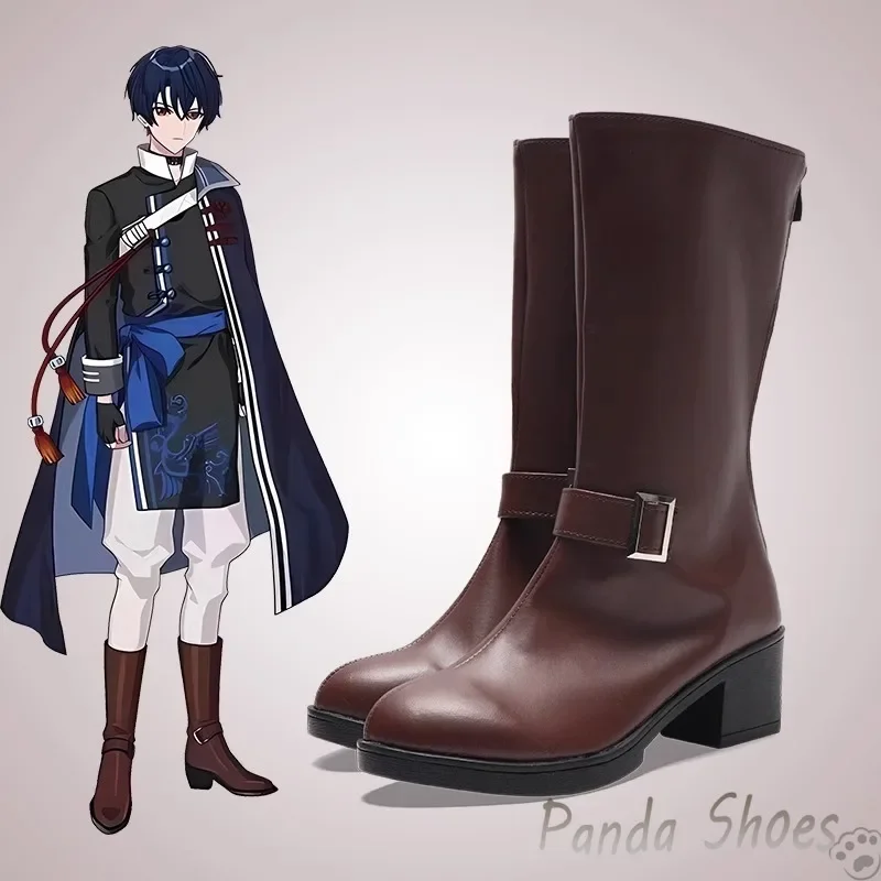 

Обувь для косплея Promise of Wizard Shino, аниме-игра, длинные сапоги, костюм для косплея в стиле комиксов, обувь для вечеринки на Хэллоуин