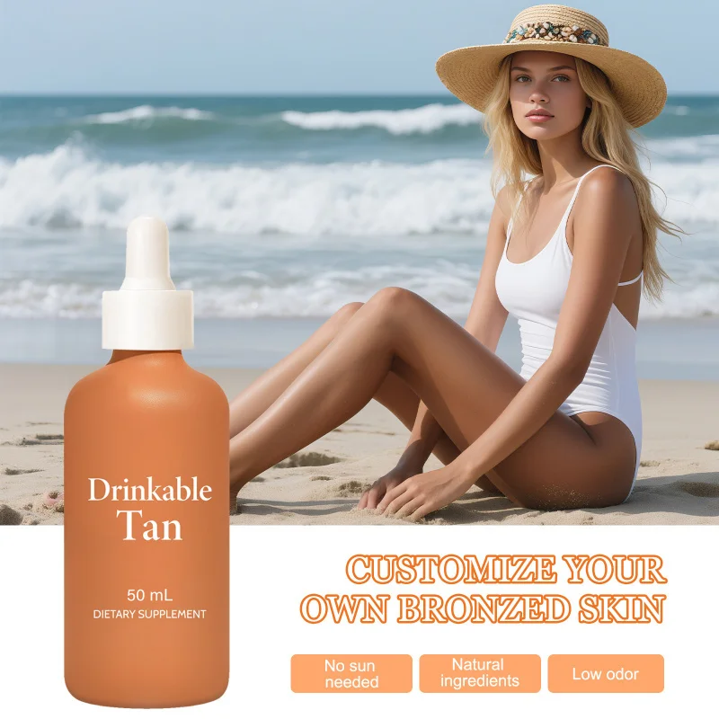 

Sunless Tanning Drops 50ml Wheat Skin Tone Outdoor Beach Self Tan Essence For Men Women Natural Bronzing Boost