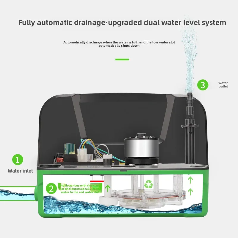 P380 Condensate Water Lifting Drainage Pump Air Conditioning Drain Pump for Computer Room Dehumidifier HVAC System