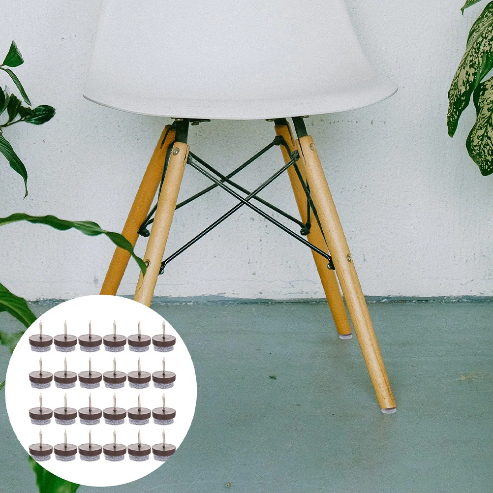 

50pcs Felt Pads For Furniture Legs 2Cm Chair Glides Floor Protectors Hardwood Carpet Anti-Slip Noise Reducing Vibration Durable