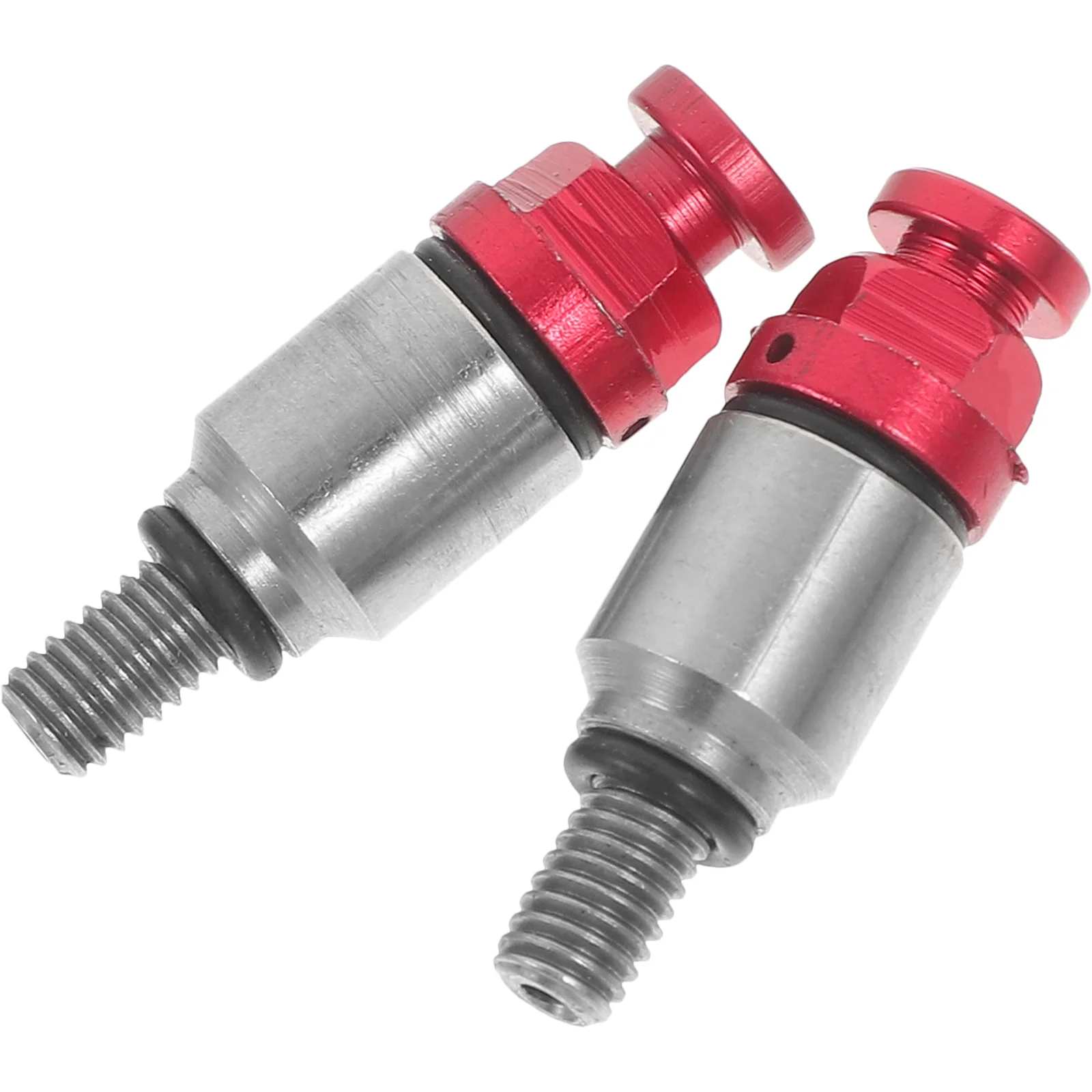 2 Pcs Motocross Accessories Bleeder Screw Front Fork Relief Valve Refit Air Dirt Bike Aluminum Alloy