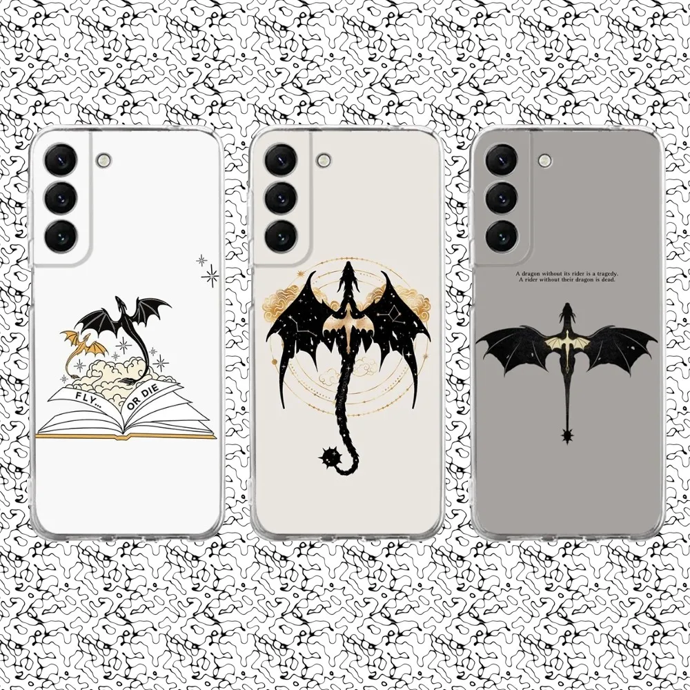 

Dragon F-Fourth W-Wing Phone Case Silicone For Samsung S30,S23,21,22,20 Ultra,S20 FE lite,S10,9,PIus Note20ultra Cover Clear