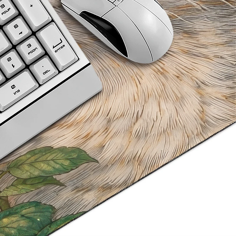 Orange Cat Art Mouse Pad Gamer XL HD Mousepad XXL MousePads Mouse Mat Office Natural Rubber Non-Slip Soft Table Mat