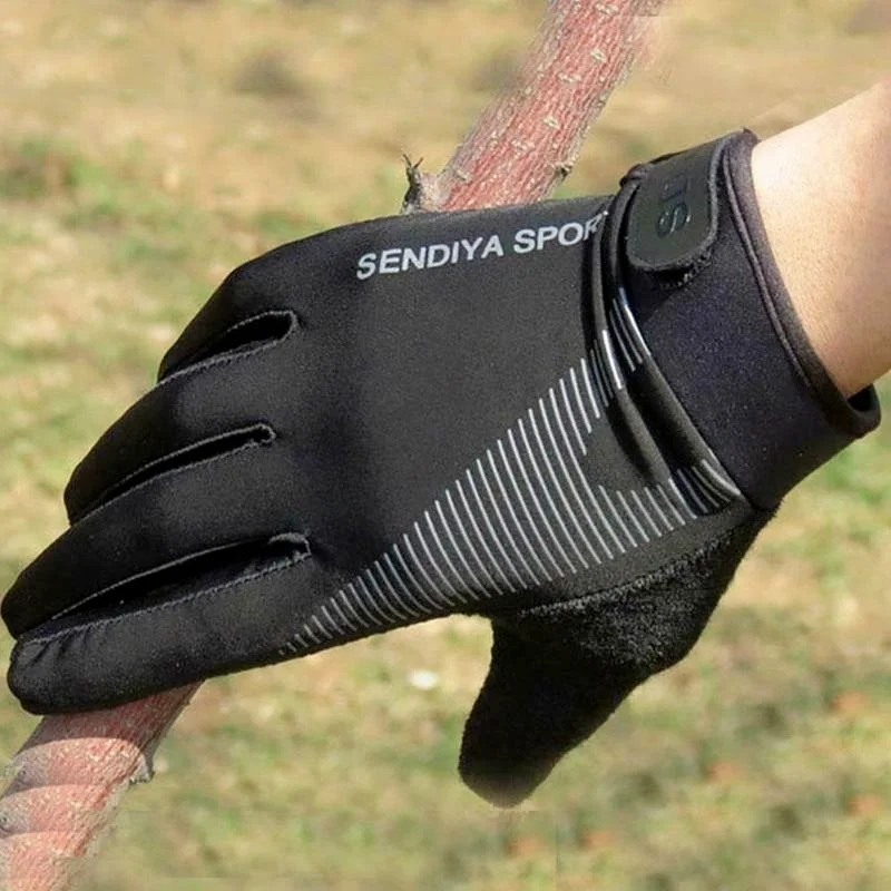 Anti-Slip Cycling Gloves TouchScreen Bike Gloves Warm Winter Sport Shockproof Full Finger Breathable Bicycle Glove for Men Woman