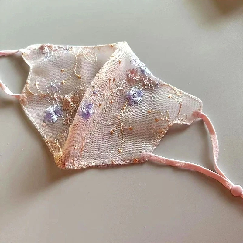妖精ベールコスプレ日焼け止め防塵通気性刺繍ベールマスク女性のマスク中国の伝統的な古典舞踊ベール