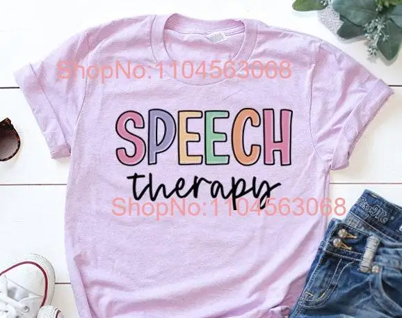 

Футболка Speech Therapy Slp Language Patholog s Pathology SLPA с длинными или короткими рукавами