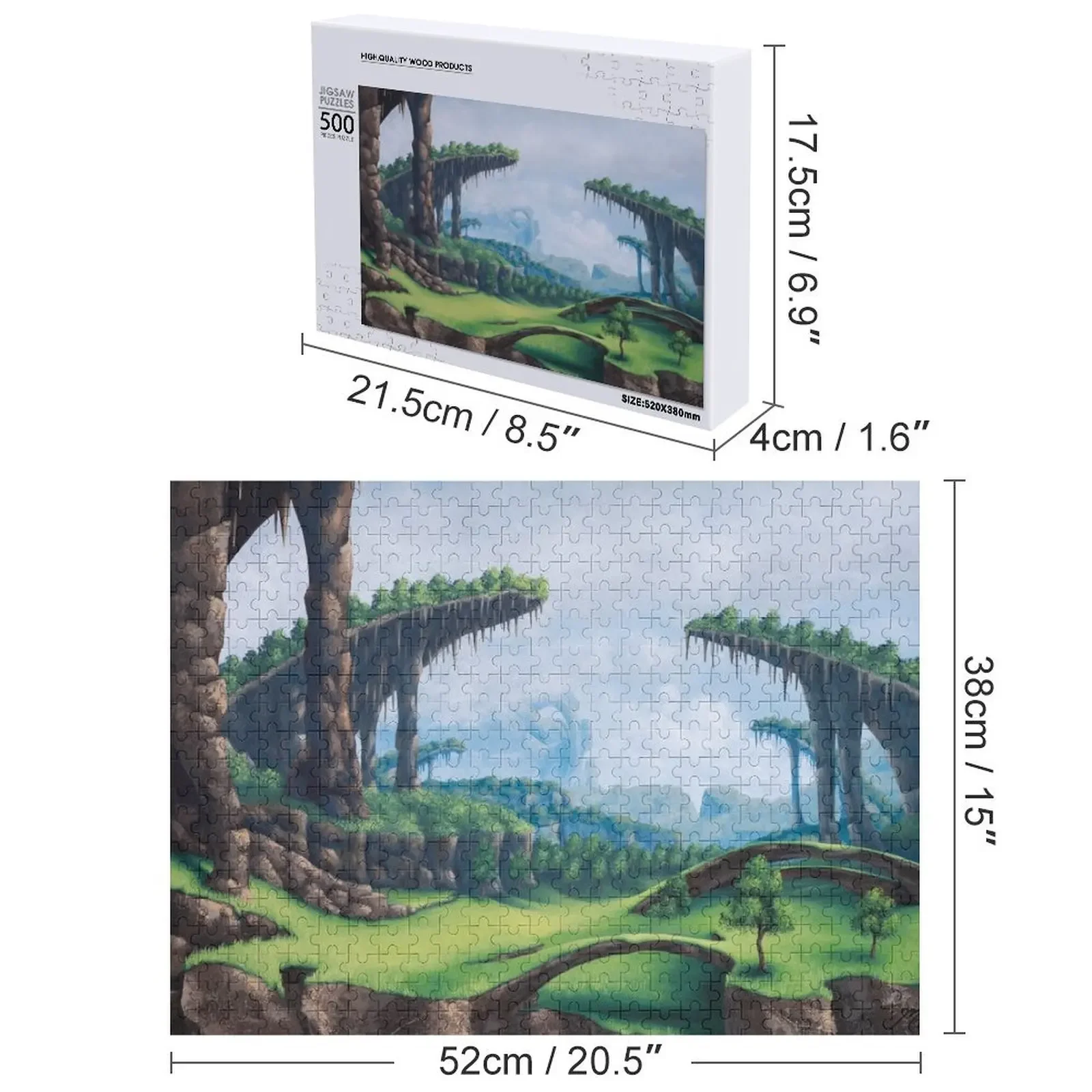 Puzzle plaine pastorale, cadeaux personnalisés pour enfants, jouet pour bébé, Puzzle personnalisé