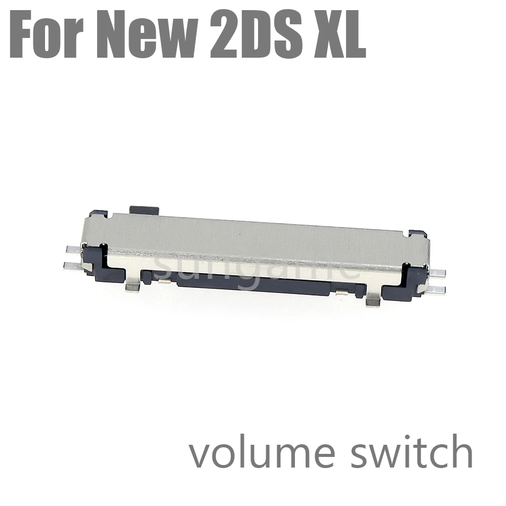 1pc For New 2DSXL/LL Pulled Volume Button For 3DSXL LL Volume Switch Slide Button Built-In Sound Toggle Key