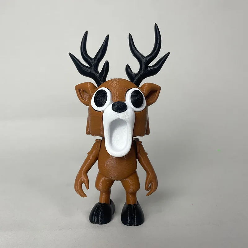 Figurines imprimées en 3D 99 Nuits dans la forêt, jouets 99 Nuits, figurine d'action de cerf et de hibou d'horreur pour garçons et filles, cadeaux d'anniversaire, décoration de chambre