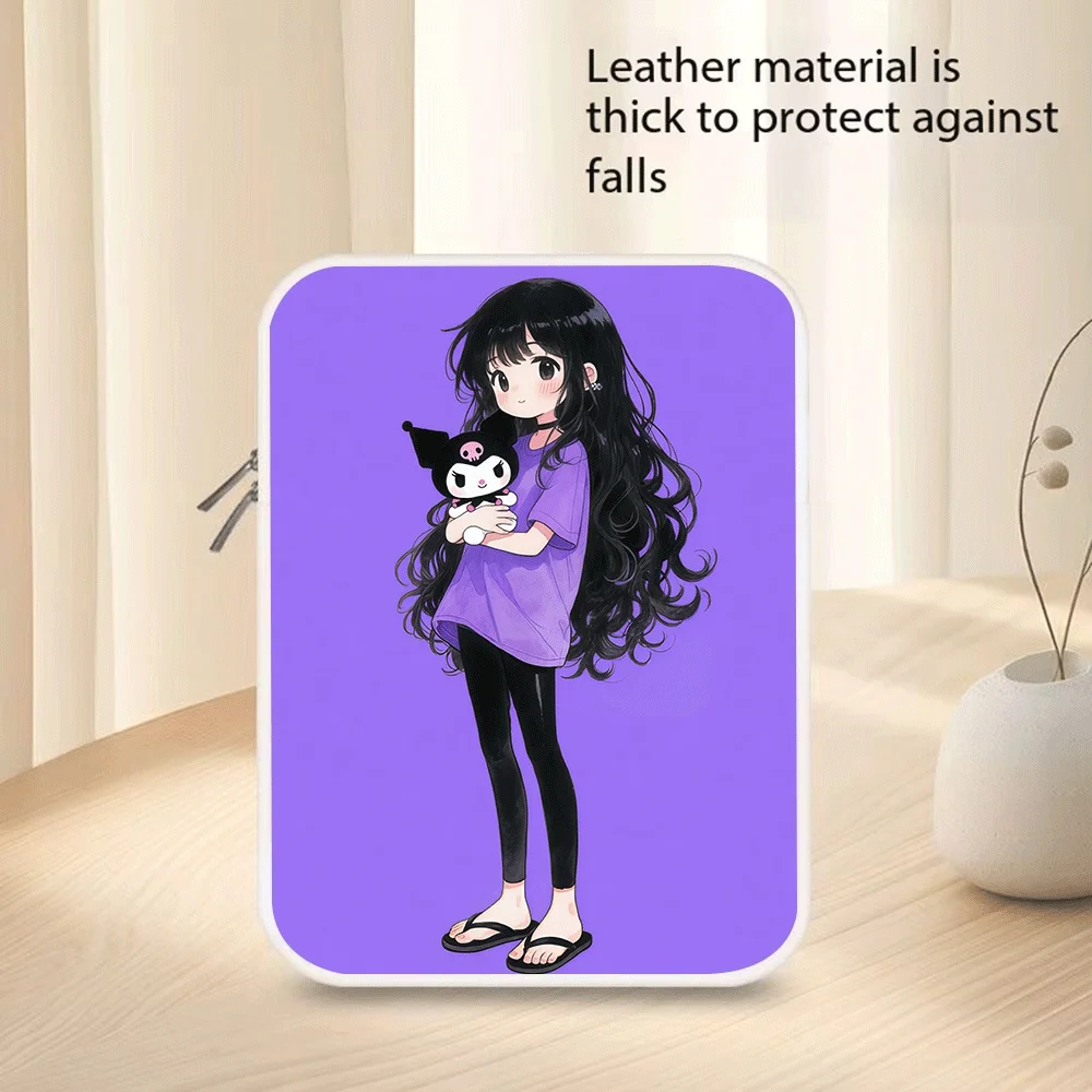 

Cartoon Storage Bag Hello Kitty Kurome 10 11 12 13 14 15 Inch Shockproof Tablet Bag Laptop Sleeve Bag for Macbook Holiday Gift