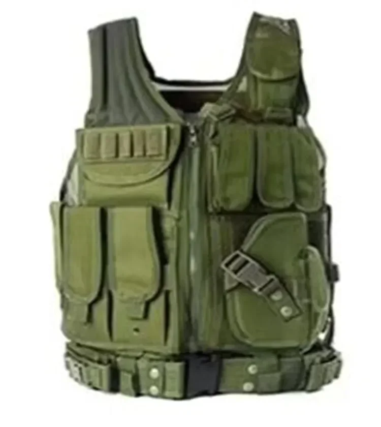 Wielofunkcyjna Kamizelka Taktyczna Wojskowa Odporna na Przebicia Odzież Siatkowa Oddychająca Letnia Koszulka CS Odzież Ochronna na Zewnątrz