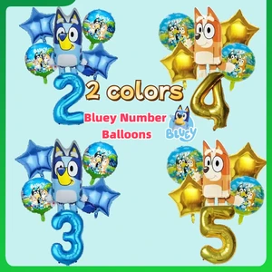 الكرتون رقائق الألومنيوم عدد البالونات ، البنغو عيد ميلاد البالونات الزخرفية ، لطيف حزب الديكور ، 2 الألوان ، 6 قطع لكل مجموعة أعلى 8 بلوي بالونات ومبيعات البنغو - رقم 2
