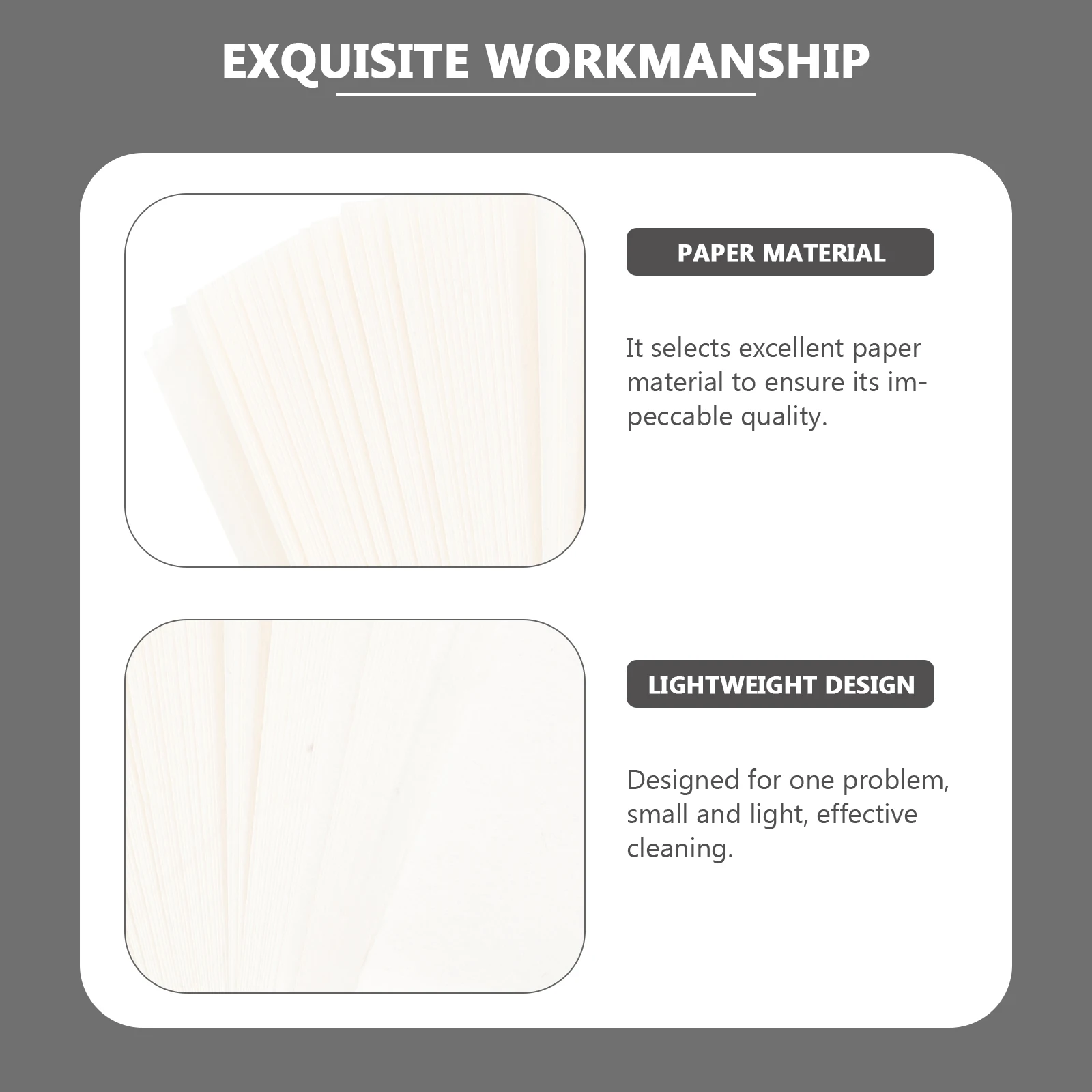 

100 Pcs Saxophone Absorbent Paper Towels Pad Cleaning Saver Cleaner Musical Instrument Maintenance Hole