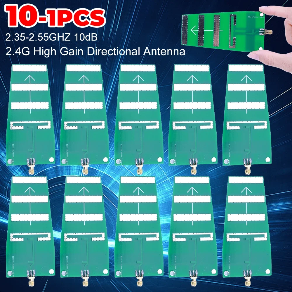 เสาอากาศ 2.4G กำลังขยายสูง 10-1 ชิ้น 10DB เสาอากาศส่งสัญญาณภาพแบบกำหนดทิศทาง เสาอากาศ WIFI 416 เสาอากาศแบบกำหนดทิศทาง Yagi สำหรับ Yagi