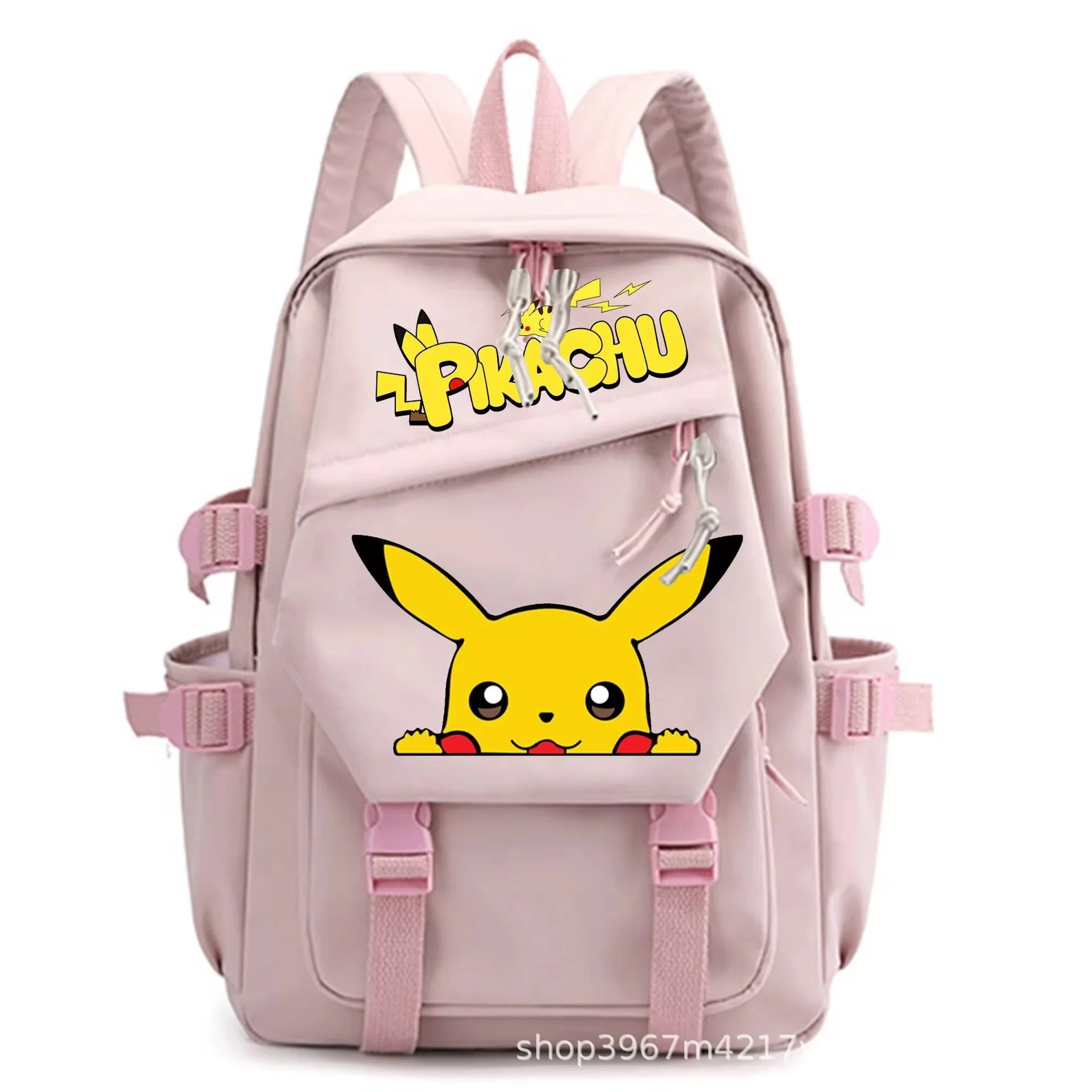 Anime Pokemon Cartoon Waterproof Pikachu Gengar Dacron Backpack For Kids Student Laptop Snorlax Book Pack Hot Schoolbags