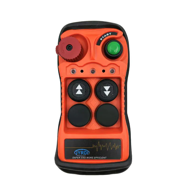 NewQ202 2 Buttons Double Speed Industrial Wireless Radio Crane Remote Control Switches Winches Hoist Track Crane Lift Controller