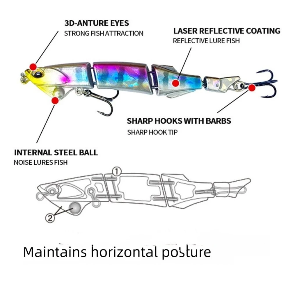 

2025 90mm 5.8g Sinking Fishing Lure 3D Eyes Wobbler Bass Minnow Lure Minnow VIB Artificial Bait Fishing Tackle