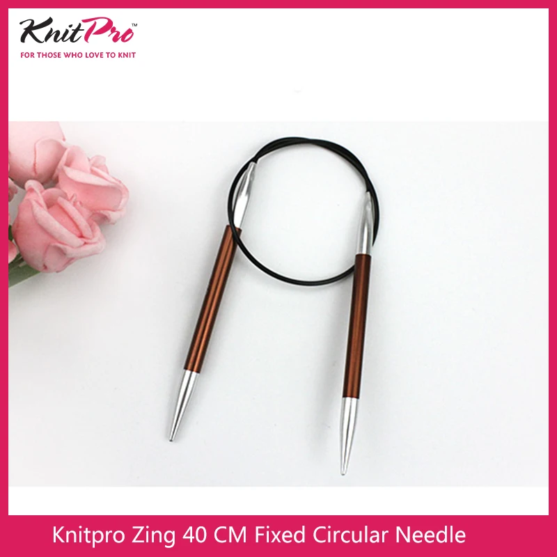 1 piece Knitpro Zing 40 cm Fixed Circular Knitting Needle