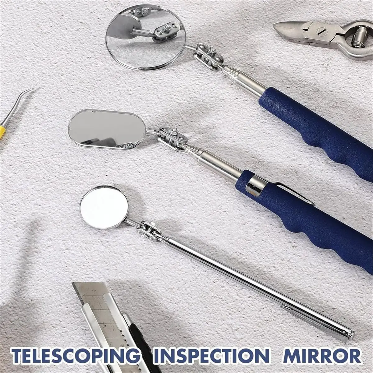 【CYBER MONDAY】1set Inspection Scopes Set, Round and Oval Shapes, Mechanical Tools,Plumbing Inspection Kit
