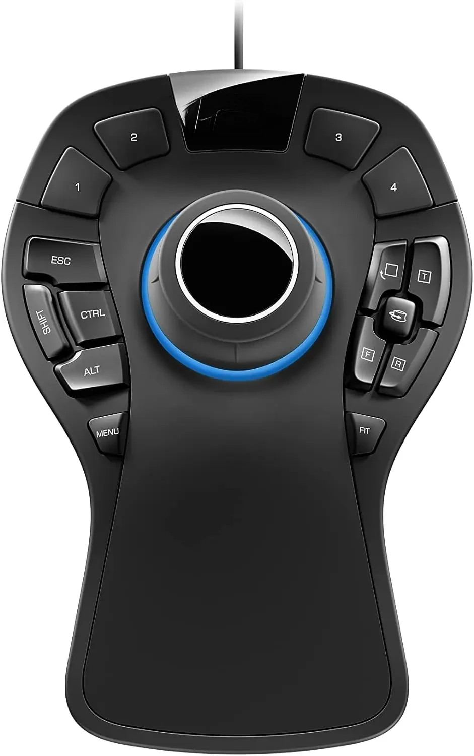 Full sized, soft coated hand rest 3DX-700040 SpaceMouse Pro 3D Mouse