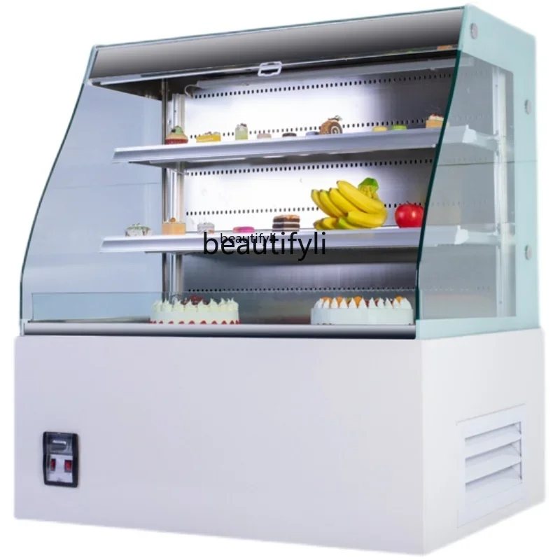 

Wind Screen Counter Sandwich Cabinet Open Cake Counter Refrigerated Display Cabinet Fresh Cabinet