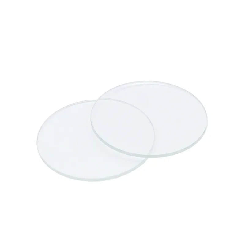 1/2/3/5 قطعة سمك 1.0 مللي متر ساعة مستديرة الزجاج 15 مللي متر إلى 45 مللي متر Smartwatch استبدال كريستال عدسة مرآة مسطحة ساعة زجاجية اكسسوارات