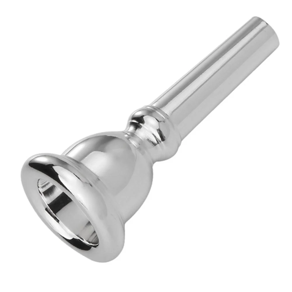 

Trombone Alto Mouthpiece Silver 80Mm Length 1.3Cm Outer Diameter Copper Material Precision Lathe Work High Performance
