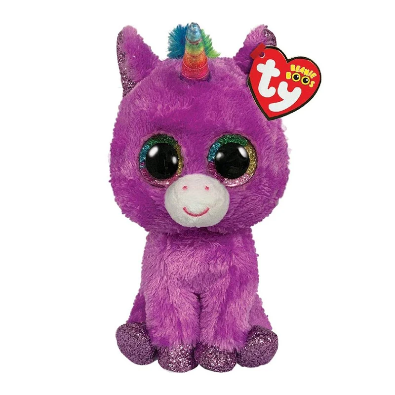 15cm Ty Beanie Big Eyes Stuffed Plush Toy Soft Cute Animal Doll Multicolor Unicorn Children Birthday Christmas New Year Gift