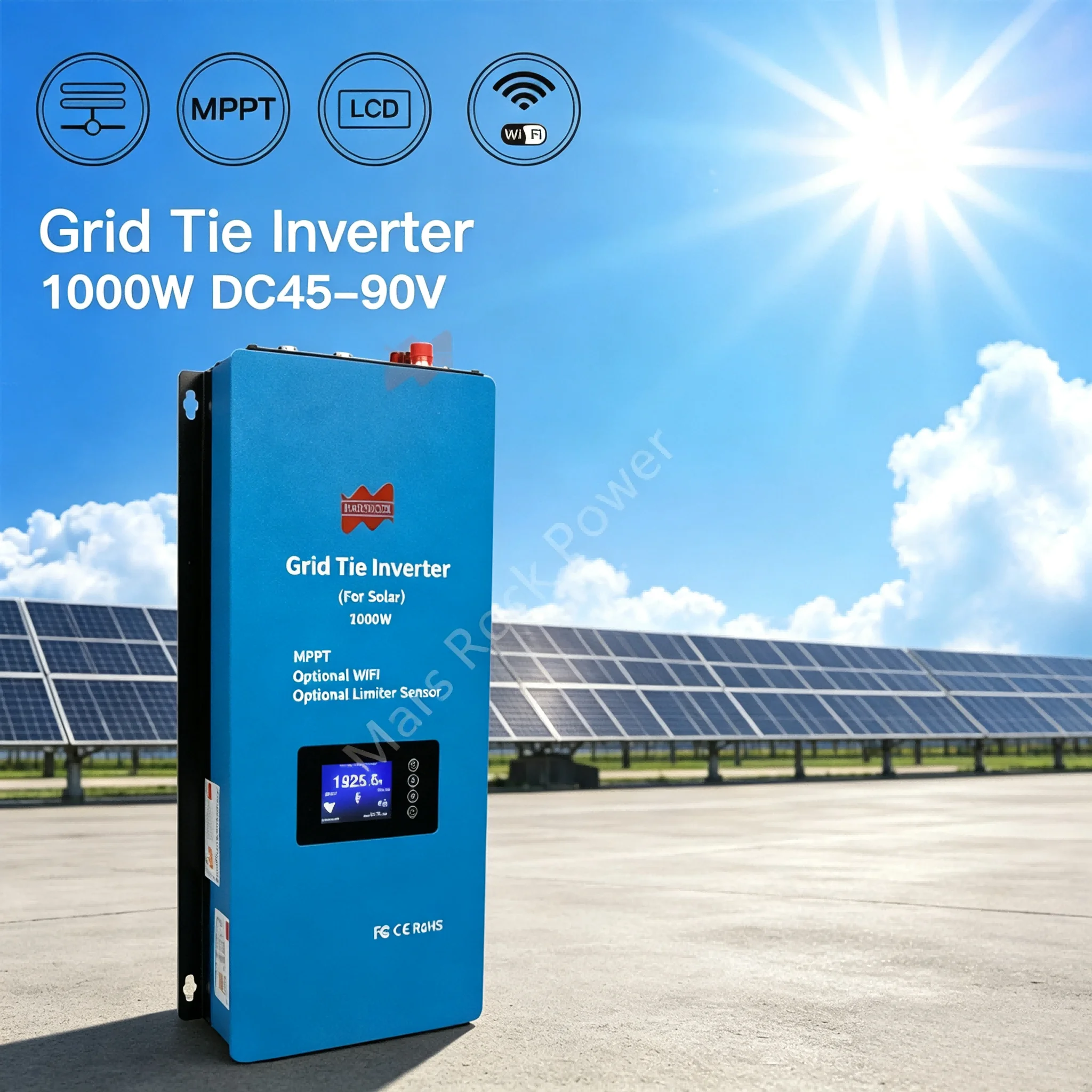 1000W Limiter Sensor Discharge Battery Solar Converter for PV Panels DC24V 48V solar PV limit converter AC80-265V