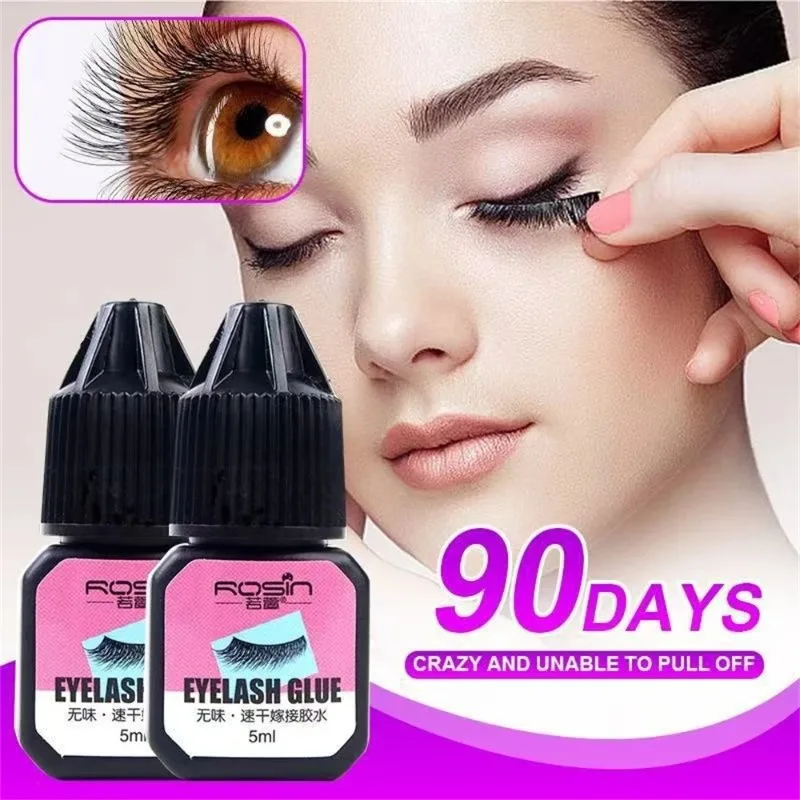 1-5Pc Waterproof Eyelashe Extension Glue Long Lasting Quick Dry Grafting Strong Lashe Glue Adhesive Glue No Irritant Makeup Tool