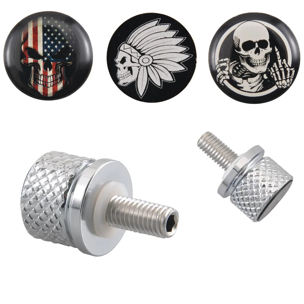 

Motorbike Chrome Black Rear Fender Seat Bolt Screw Hardware For Indian Scout All Models Universal Custom Design Topper