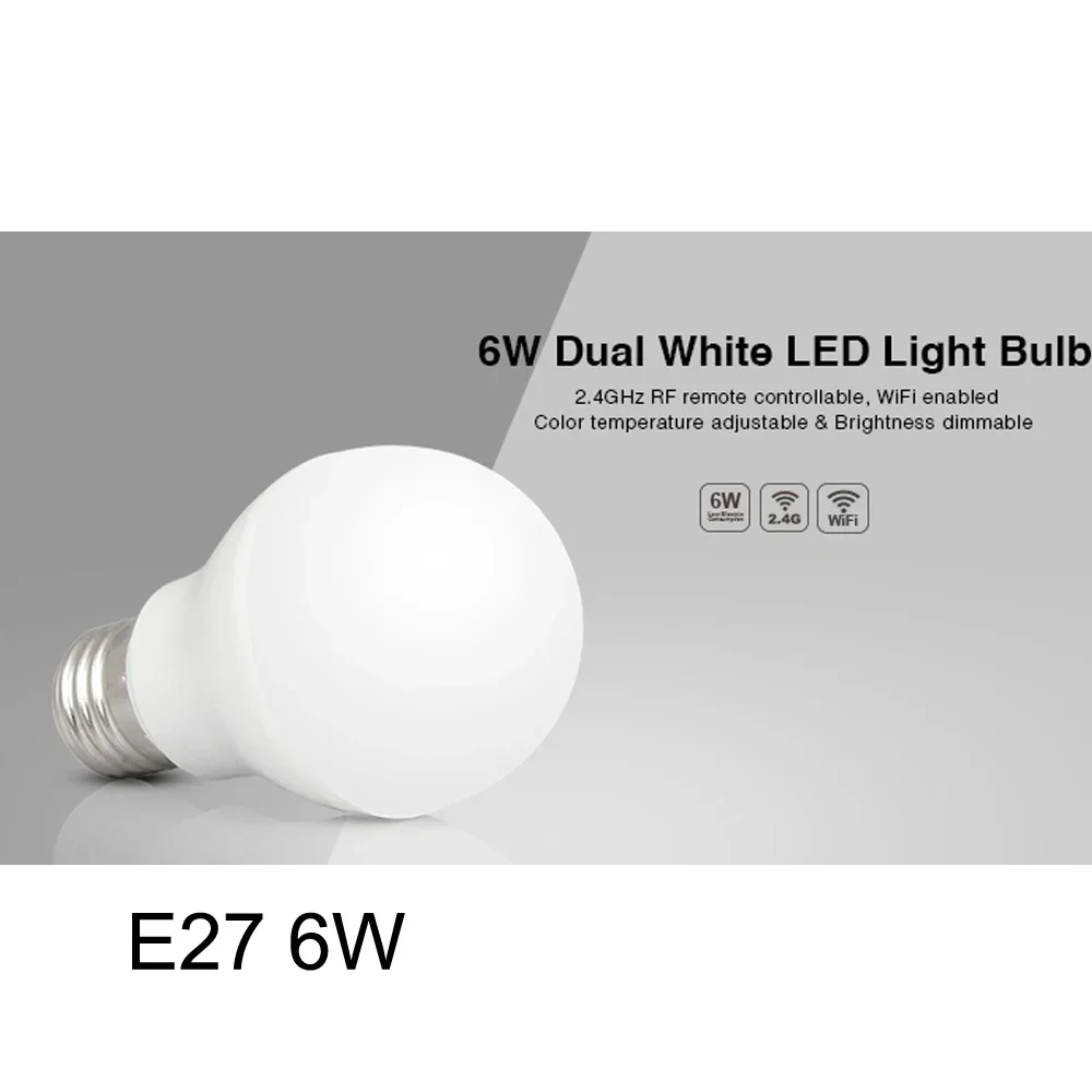 NIEUWE MR16 GU10 E14 E27 Miboxer 2.4G Led Lamp Led Licht 4W 5W 6W 9W 12W CCT RGB + CCT Draadloze Wifi Afstandsbediening LED Spotlight