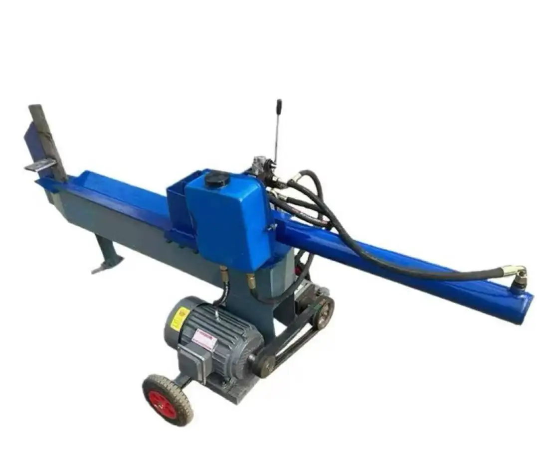 15-Ton Electric Hydraulic Log Splitter High-Efficiency Horizontal Firewood Processor Factory Price Motor Safe Indoor/Outdoor