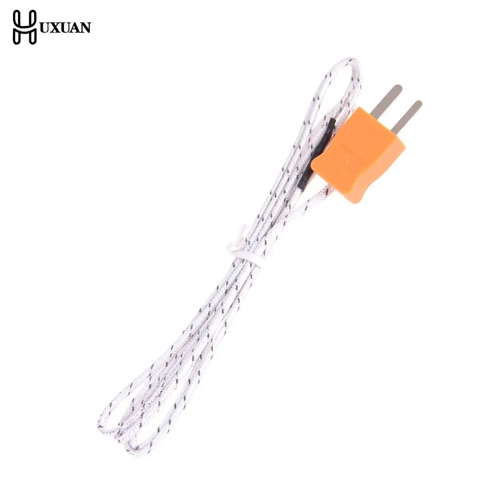 1 pieces 1M Length Wire Temperature Test K-type TP-01 Thermocouple Sensor Probe Tester line. use to TM-902C TES-1310 MD-6801