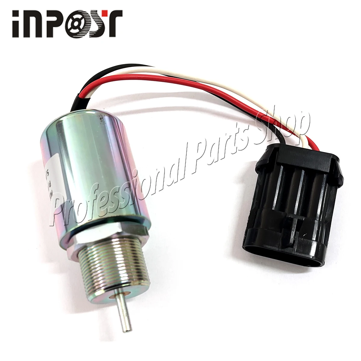 12V 1751ES-12B2UC4 Fuel Shutoff Stop Solenoid for Mitsubishi L3E L3E2 L3A L3C